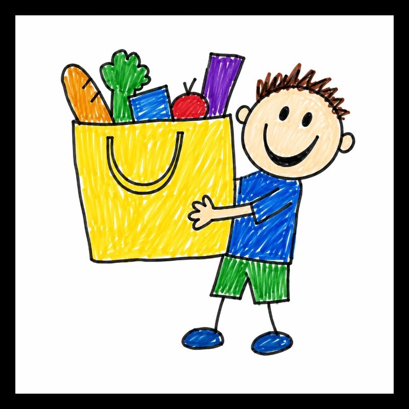 Kinder können bereits selbst einkaufen