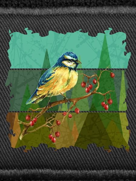 Bunter Vogel