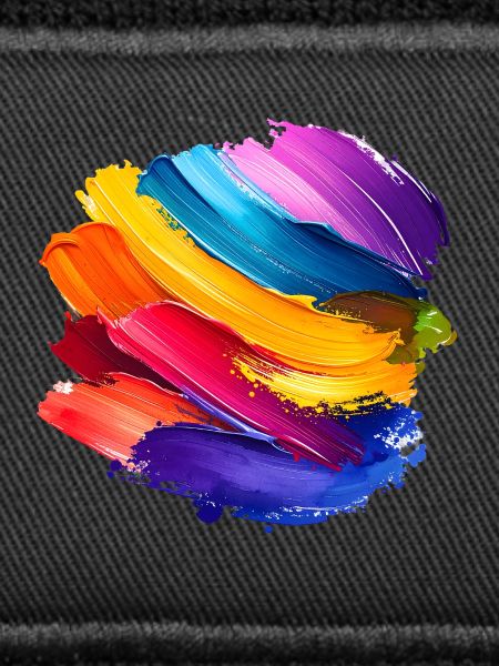 Rainbow Brush Stroke