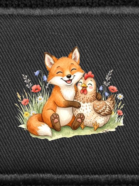 Fuchs und Huhn Freunde