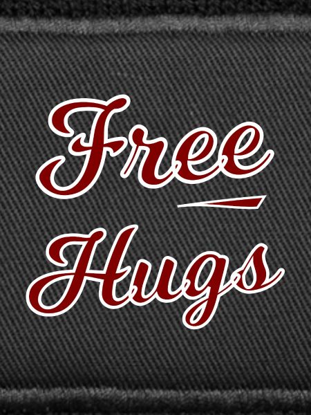Free Hugs Lettering Design
