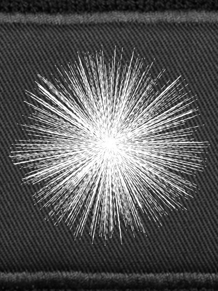 Radial Sunburst Burst Graphic