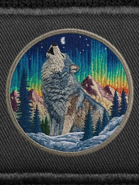 Polarwolf Patch Aurora