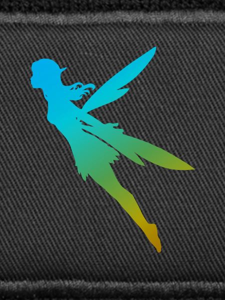Gradient fairy with wings