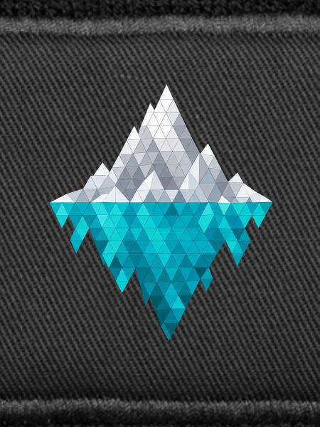 Eisiger Geometrie-Diamant