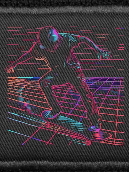 Skateboarder Vaporwave