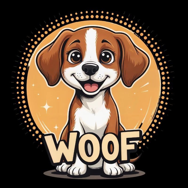 Le chien dit WOOF