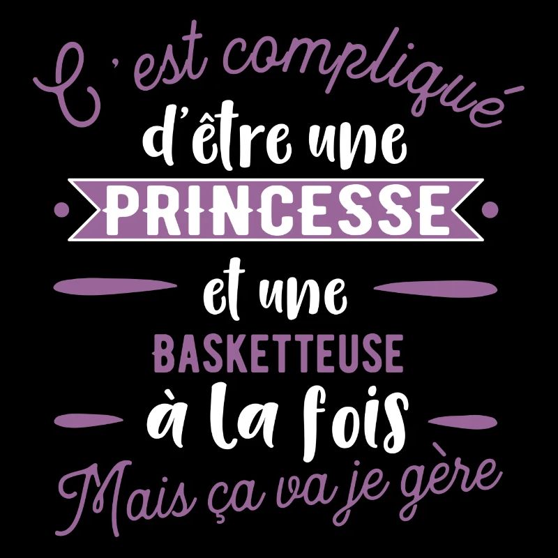Princesse Basketteuse cadeau métier