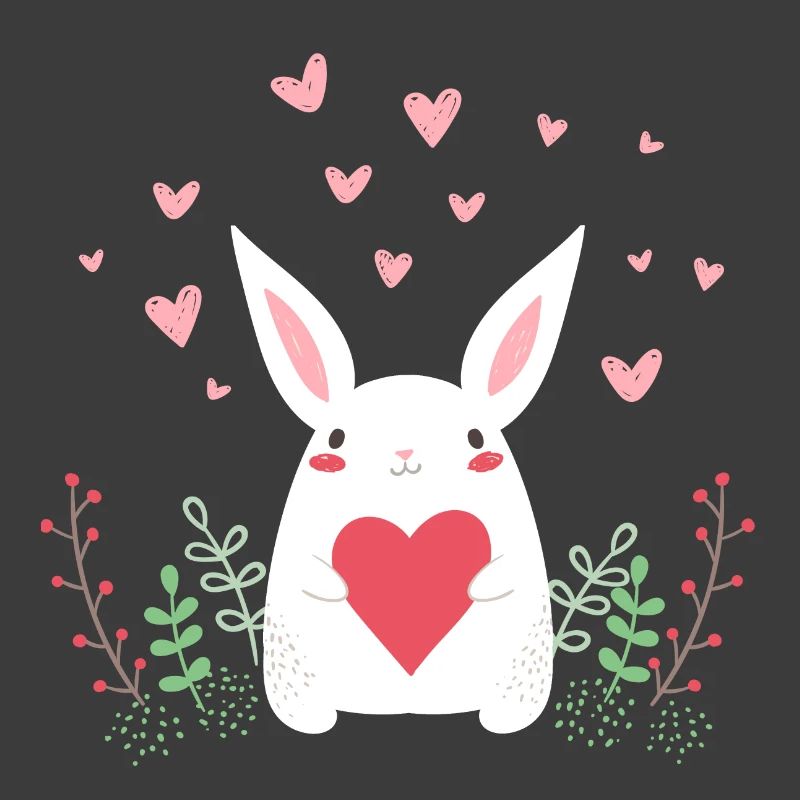 Eastern Bunny Easter Bunny Rabbit Ears Cute LOL