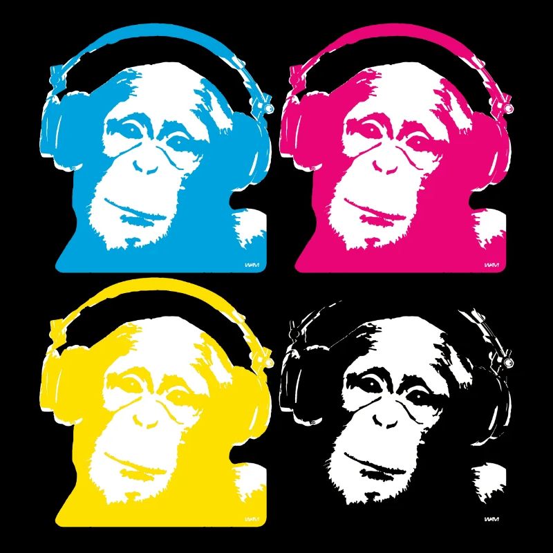 4 DJ monkeys