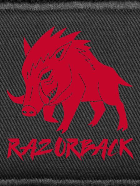 Rotes Wildschwein razorback