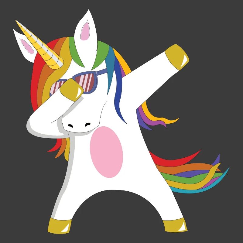 Dabbing Unicorn Geschenkidee dabbendes Einhorn Dab