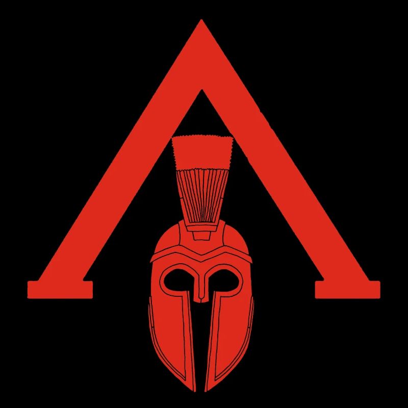 Red Spartan symbol