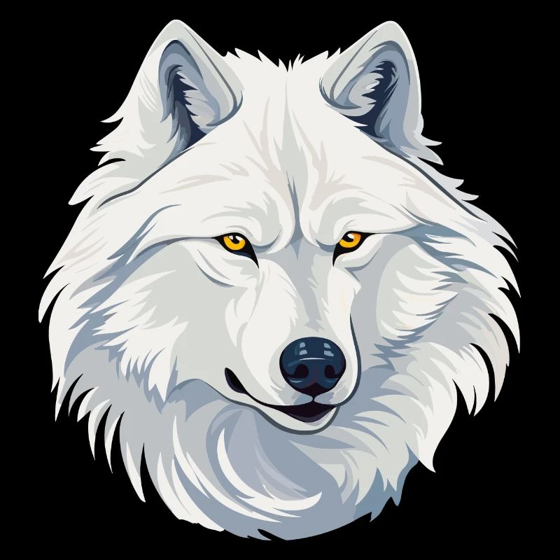 Weißer Wolf