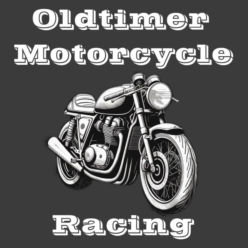 Oldtimer Motorcycle Racing weiß