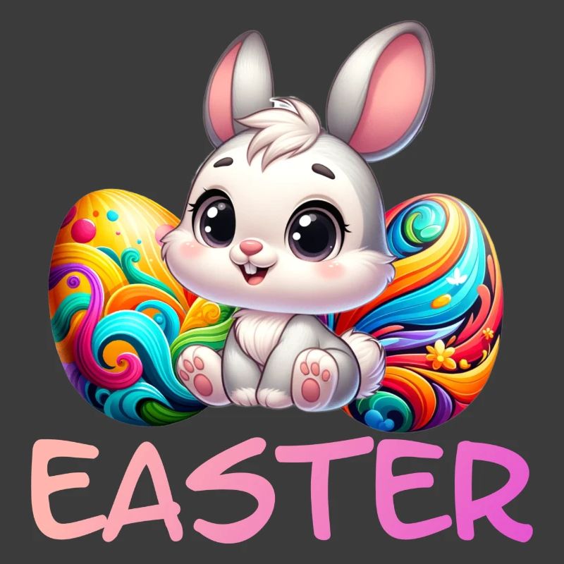 Easter Bunny with Easter Eggs