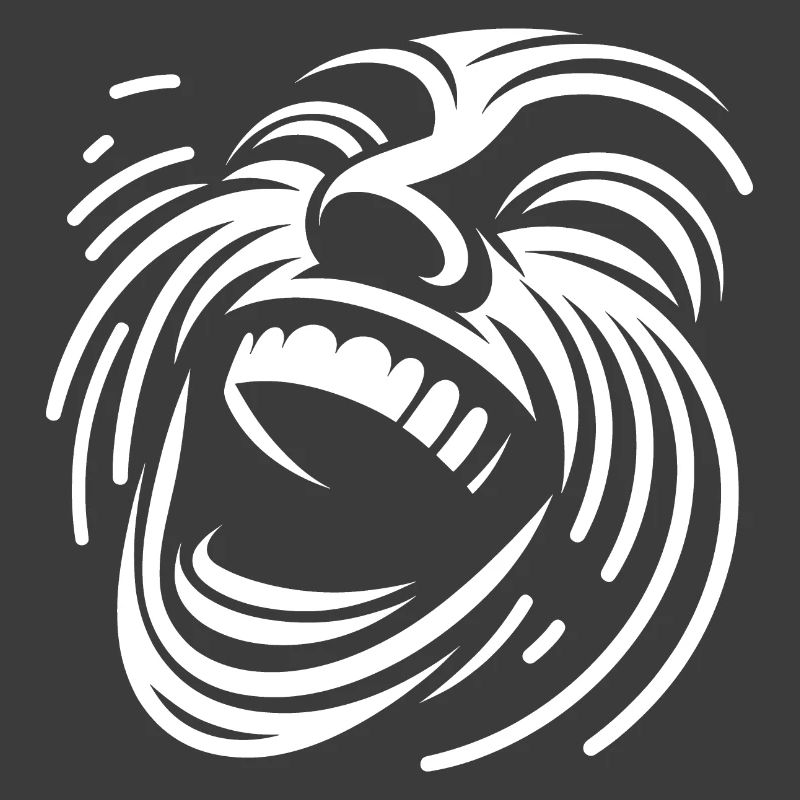 Laughing Line Face Pattern