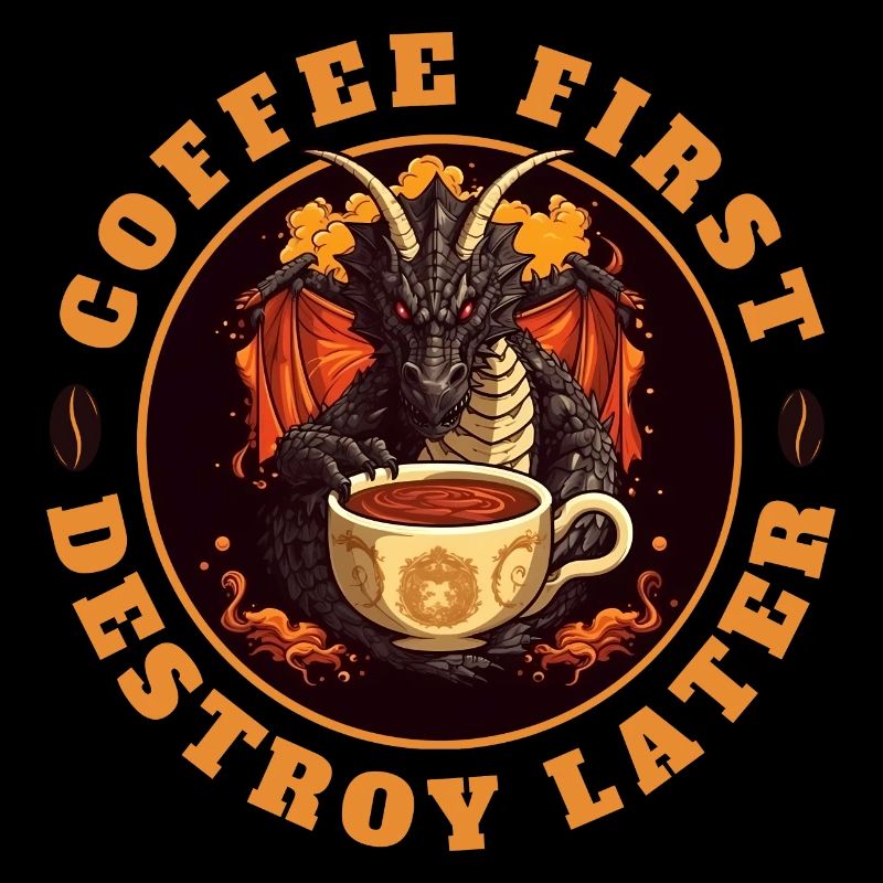 KAFFEE ZUERST - DANN VERNICHTEN