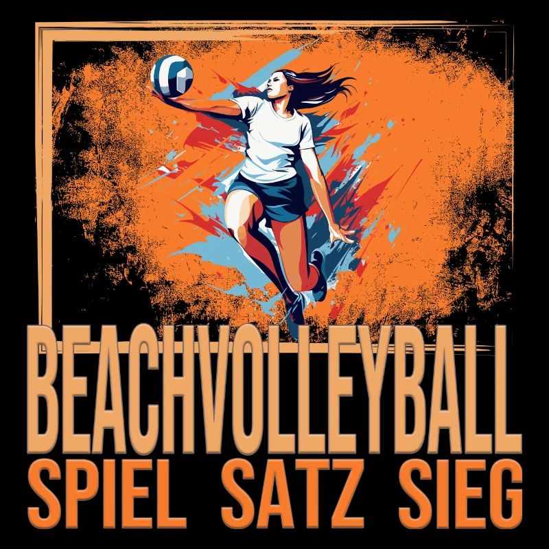 Spiel - Satz - Sieg - Beachvolleyball