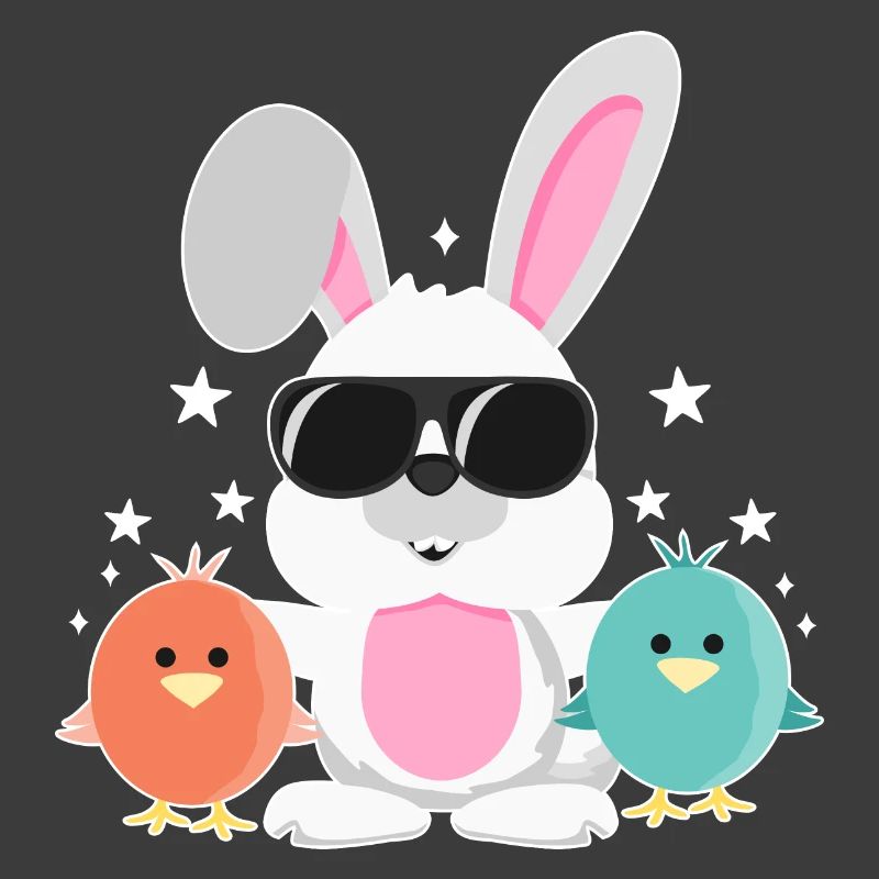 Bunny with Sunglasses, Chick, Rabbit, Easter Bunny