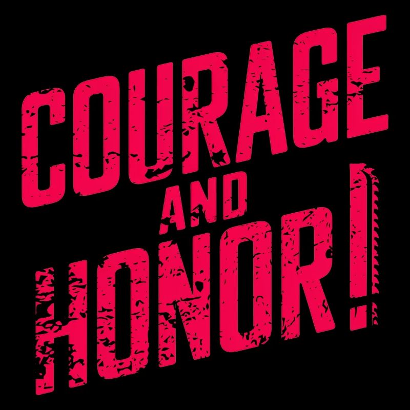 Courage and Honor Epic Marine Code scifi Space.