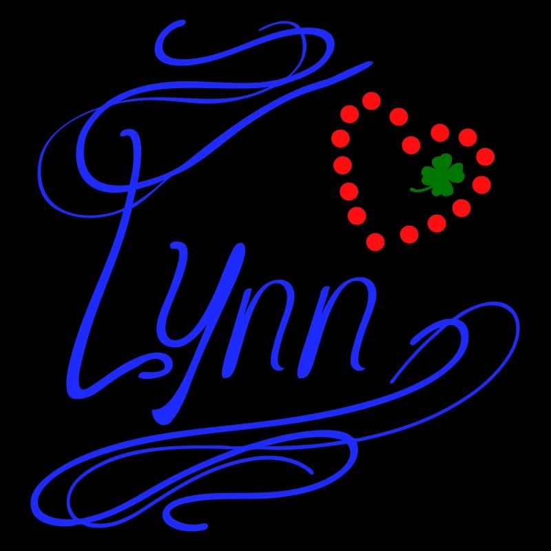 Lynn avec cœur et trèfle