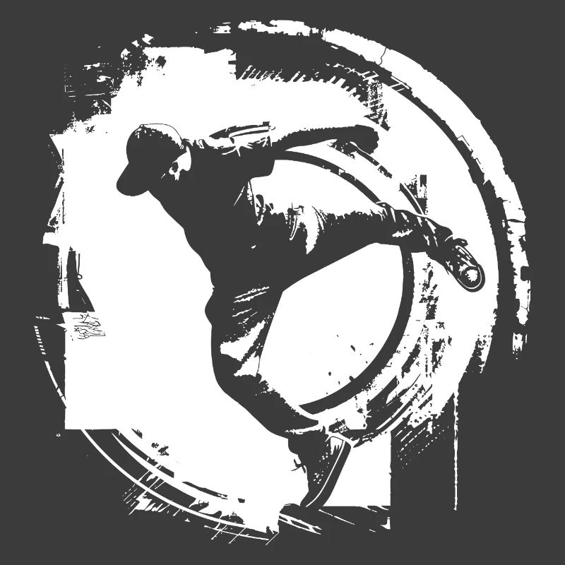 Breakdancer Zeichnung