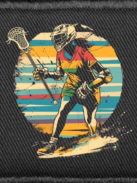 Retro Lacrosse Player 90s