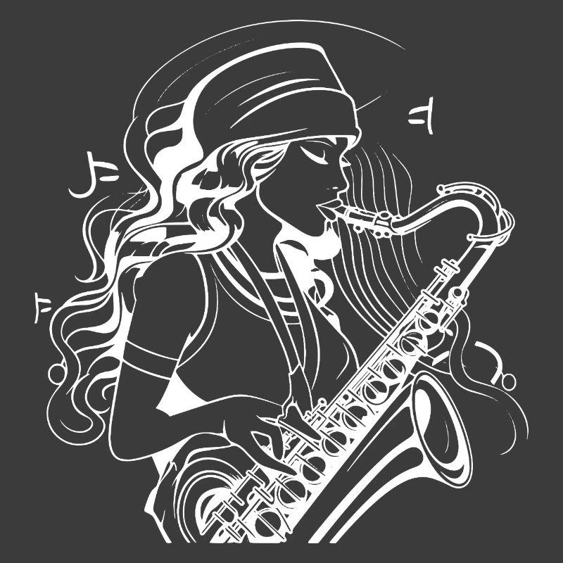 Saxophonist Sketch