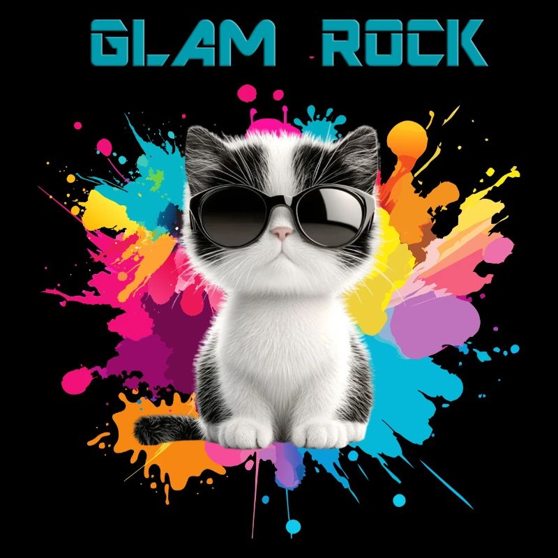 Chat Glam Rock