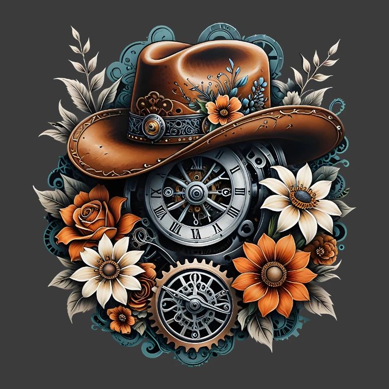 Steampunk-Cowboy-Stil.