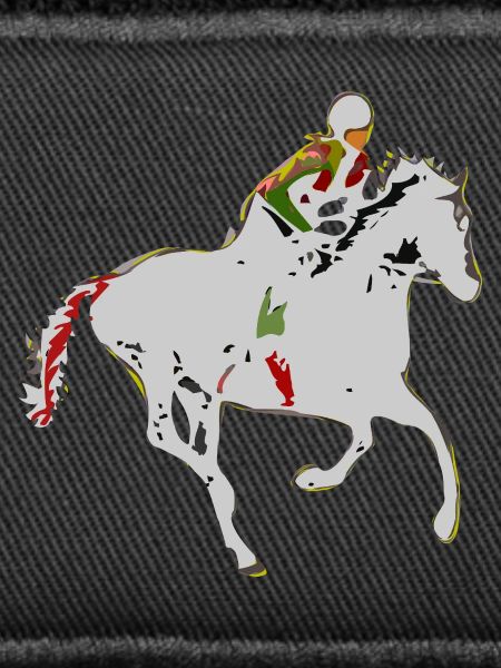 Adventurous equestrian motif