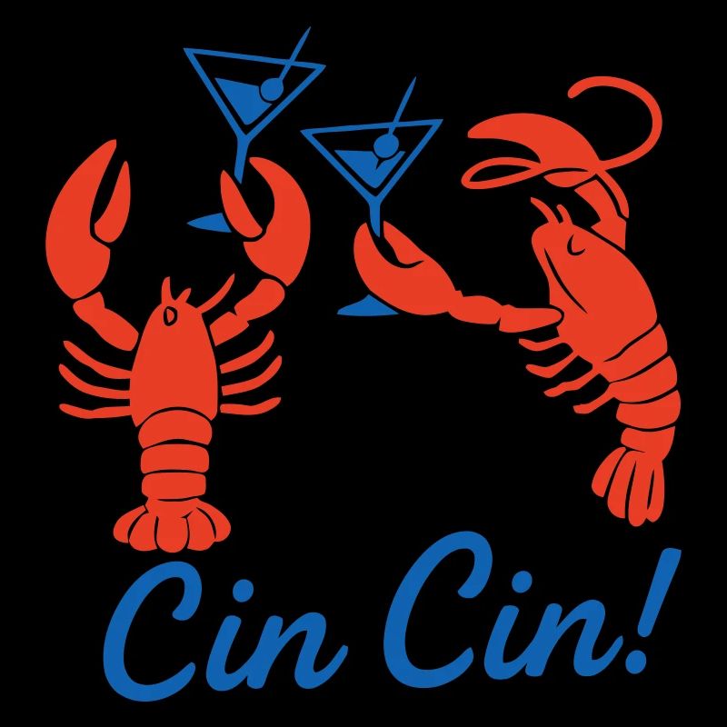 Lobster Cheers Cocktail Design