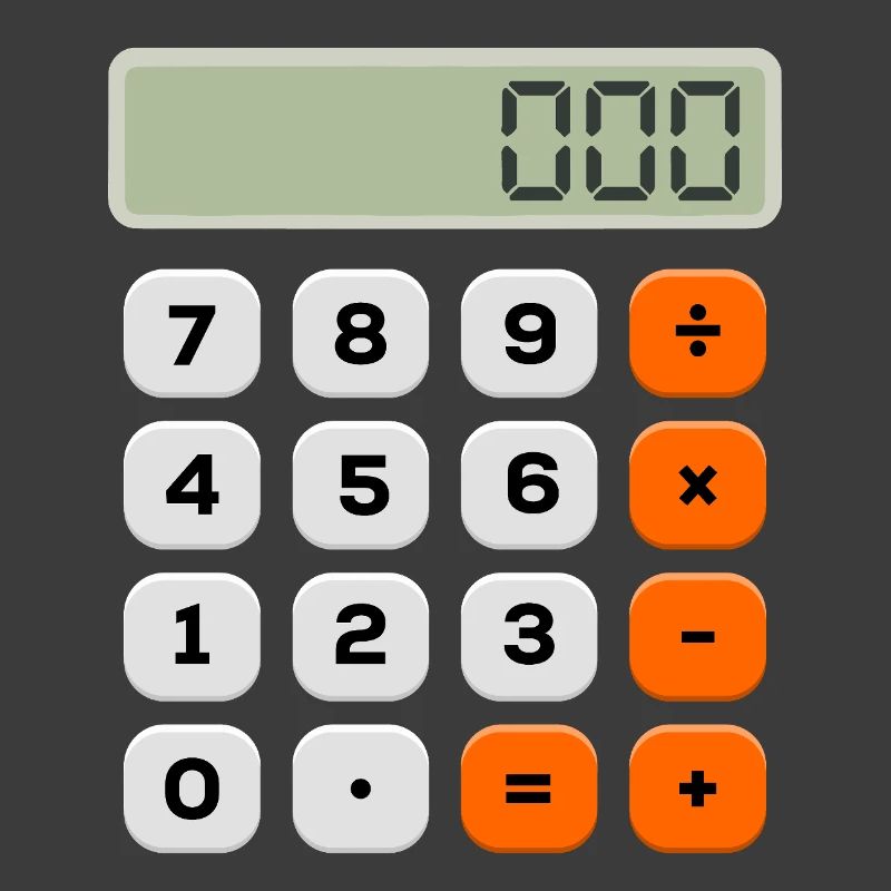 Number Day Minimalist Calculator Numerical Pattern