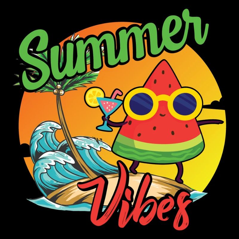 Sommer Vibes Wassermelone Design