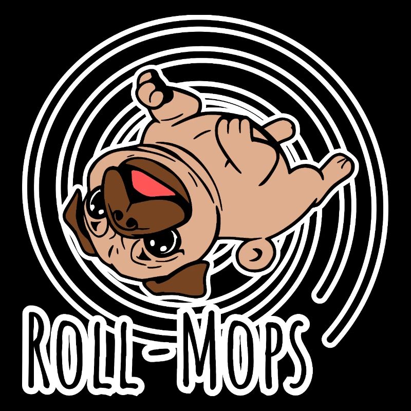 Rolling Pug - Un carlin roulant
