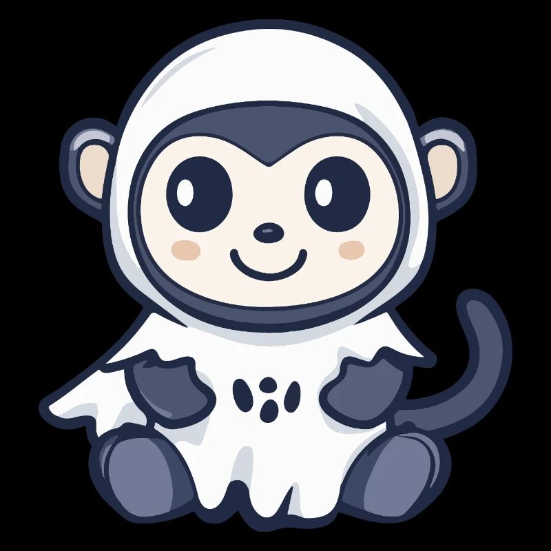 Affe Halloween Geist