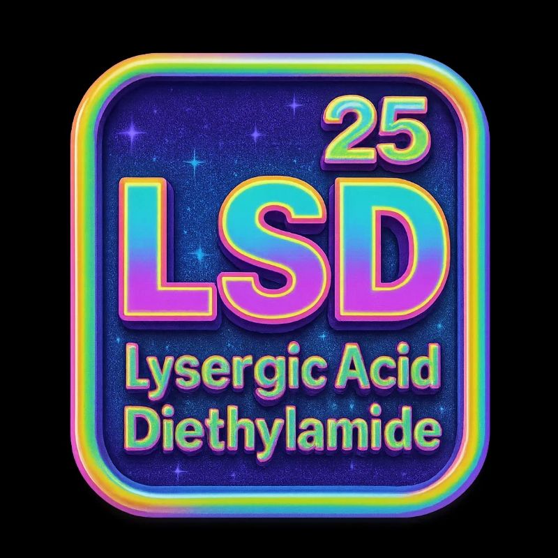 Néon Acide Psychédélique Rétro