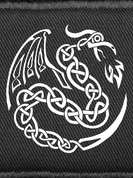 Dragon celte blanc