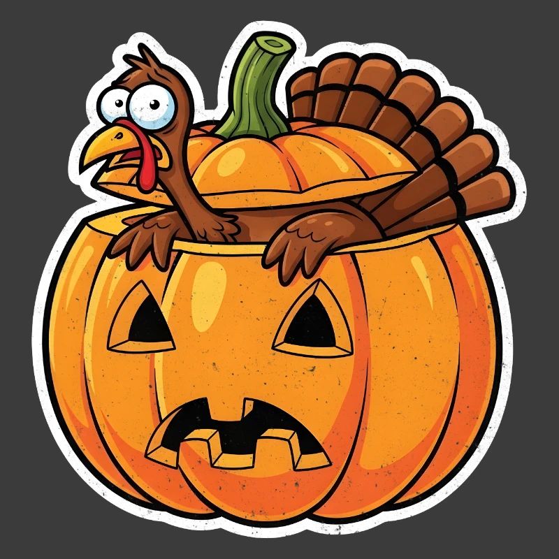 Pumpkin Heroes : Dinde effrontée à l’automne Halloween