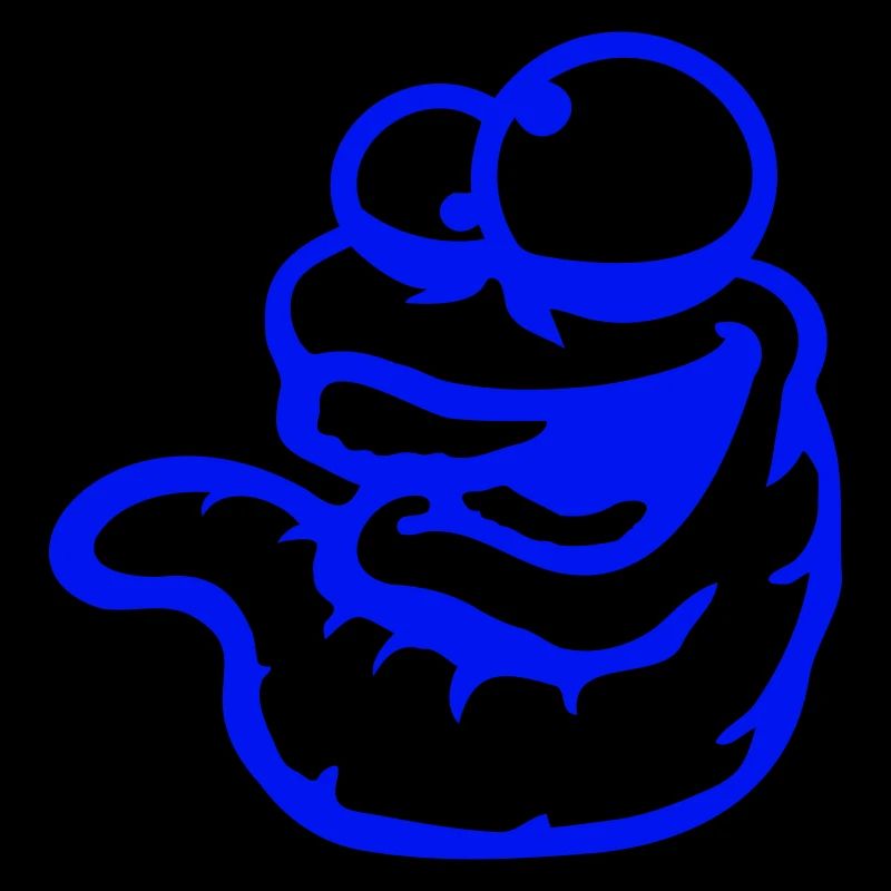 Worm Laughing Crazy Squinting Silly Stupid