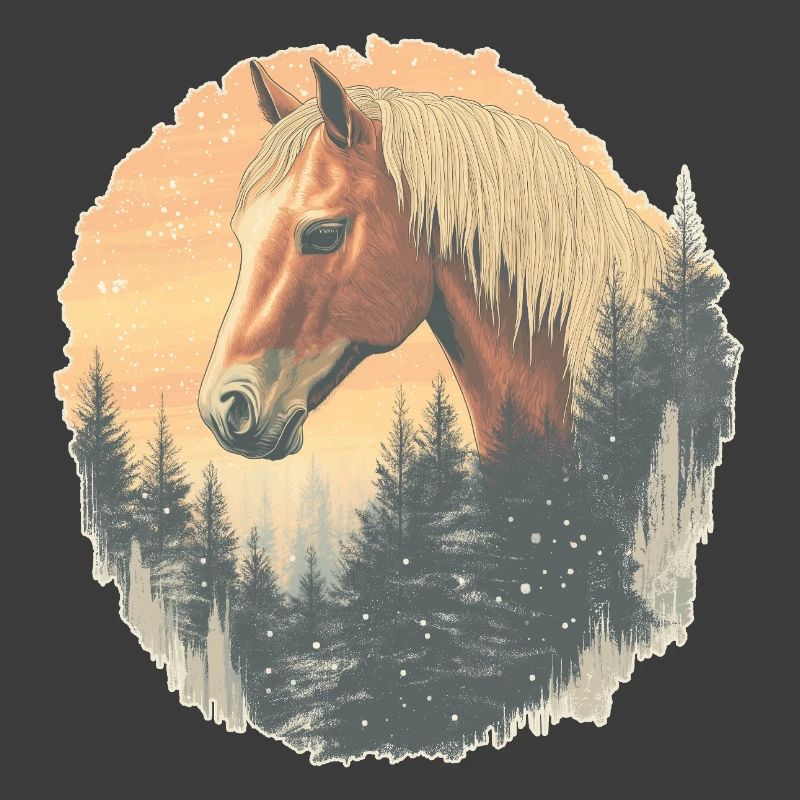 Pferd Winter