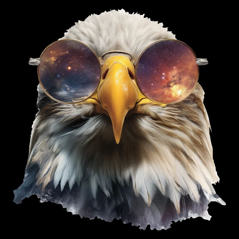 Adler Brille Weltall