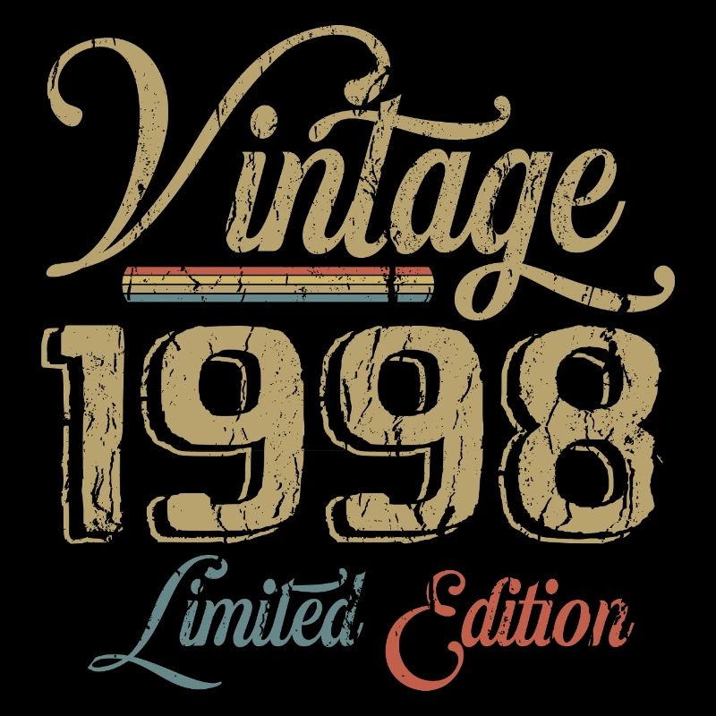 Millésime 1998 Édition limitée Naissance Annésime 1998