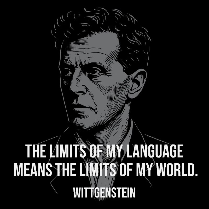 Wittgenstein-Zitat: Language Limits Design