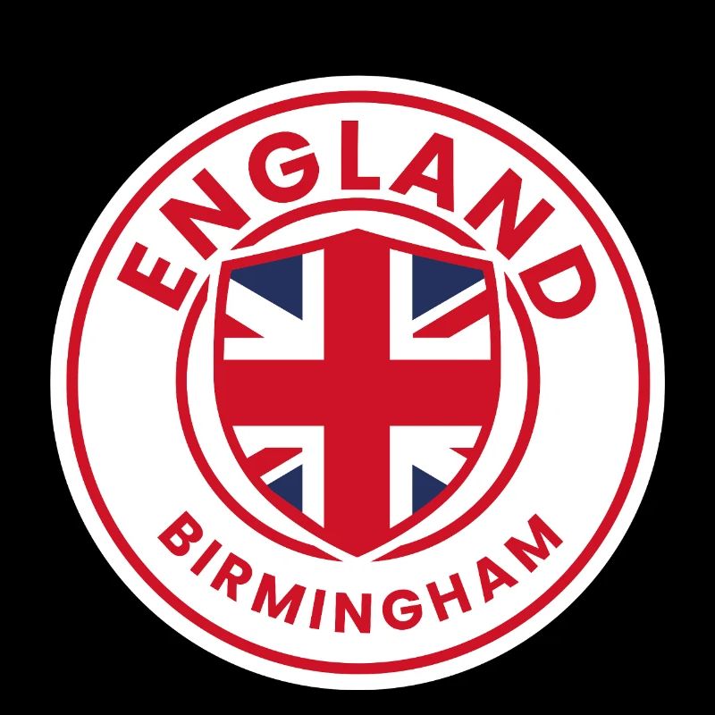 Britisches Abzeichen in Rot, Weiß, Blau