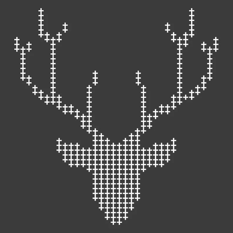 Pixel Deer-Geweihe