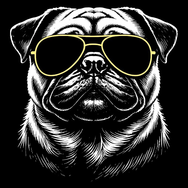 Mops Kopf