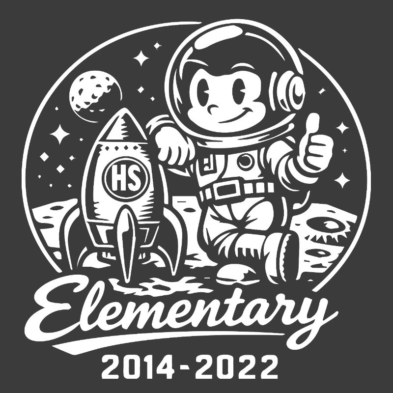 Elementar-Astronauten-Mond