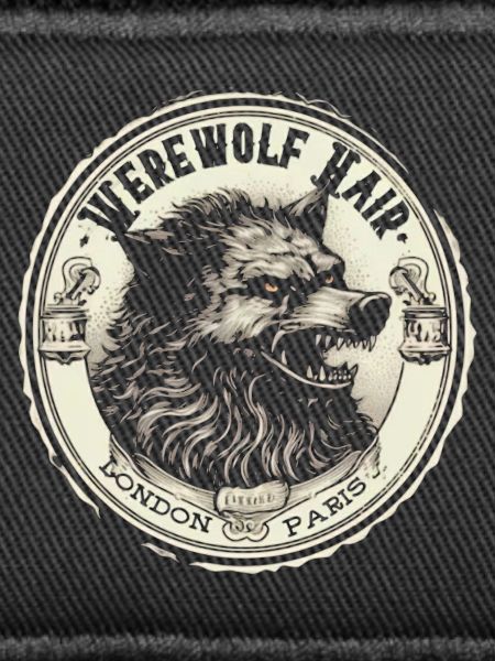 Werwolf Kopf Münzemblem